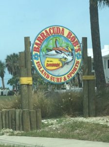 Barracuda Bob's Storefront Sign